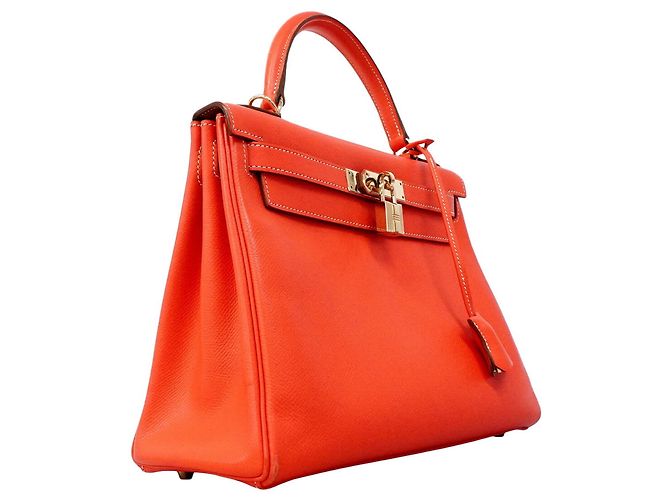 Hermès Hermes Candy Kelly 28 Handtasche Pink Golden - Ansicht 2