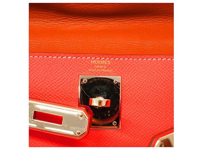 Hermès Hermes Candy Kelly 28 Handtasche Pink Golden - Ansicht 5