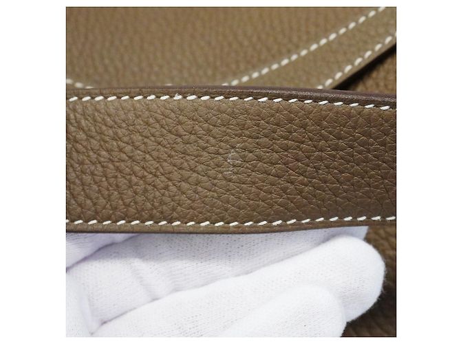 Hermès Hermes Lindy 30 Handtasche in Etoupe Gray Taupe - Ansicht 10