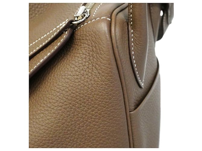 Hermès Hermes Lindy 30 Handtasche in Etoupe Gray Taupe - Ansicht 11