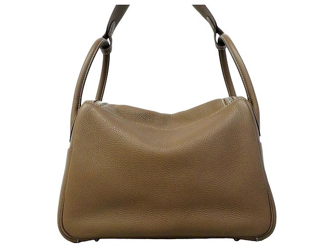 Hermès Hermes Lindy 30 Handtasche in Etoupe Gray Taupe - Ansicht 12