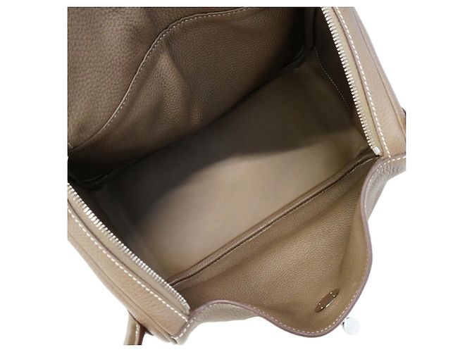 Hermès Hermes Lindy 30 Handtasche in Etoupe Gray Taupe - Ansicht 4