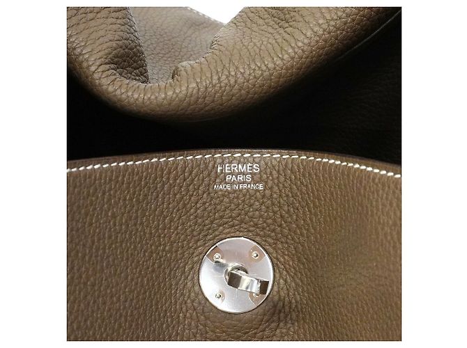 Hermès Hermes Lindy 30 Handtasche in Etoupe Gray Taupe - Ansicht 5