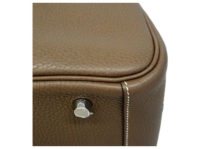 Hermès Hermes Lindy 30 Handtasche in Etoupe Gray Taupe - Ansicht 8