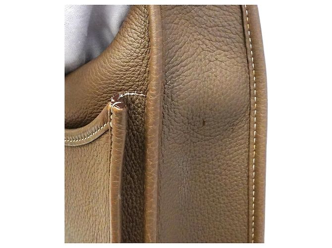 Hermès Hermes Evelyne 3 GM Schultertasche Taupe - Ansicht 12