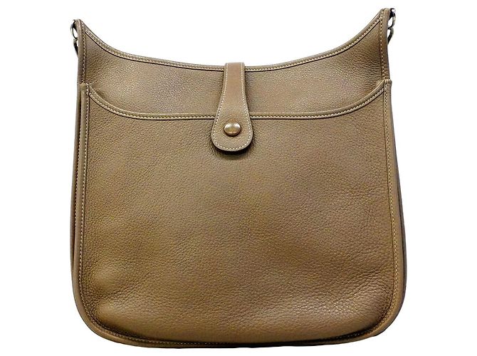 Hermès Hermes Evelyne 3 GM Schultertasche Taupe - Ansicht 15