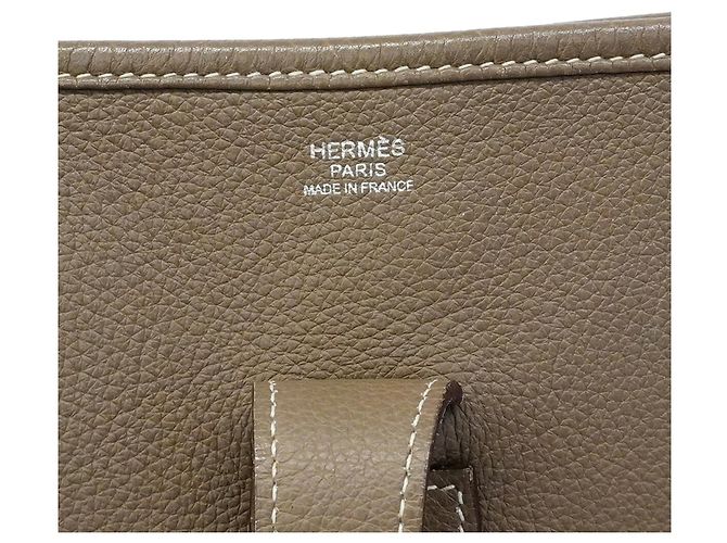 Hermès Hermes Evelyne 3 GM Schultertasche Taupe - Ansicht 5