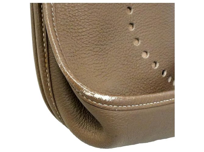 Hermès Hermes Evelyne 3 GM Schultertasche Taupe - Ansicht 6