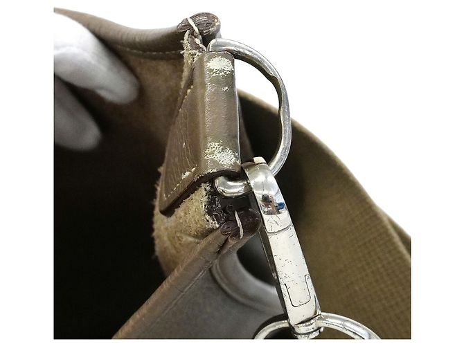 Hermès Hermes Evelyne 3 GM Schultertasche Taupe - Ansicht 7