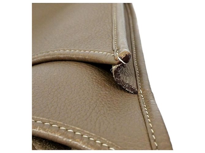 Hermès Hermes Evelyne 3 GM Schultertasche Taupe - Ansicht 8