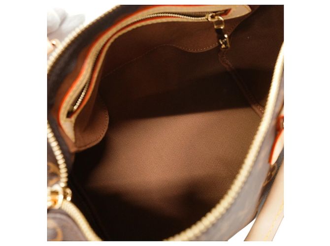 Borsa Louis Vuitton Monogram Speedy Bandoulière 25 Marrone - vista 4