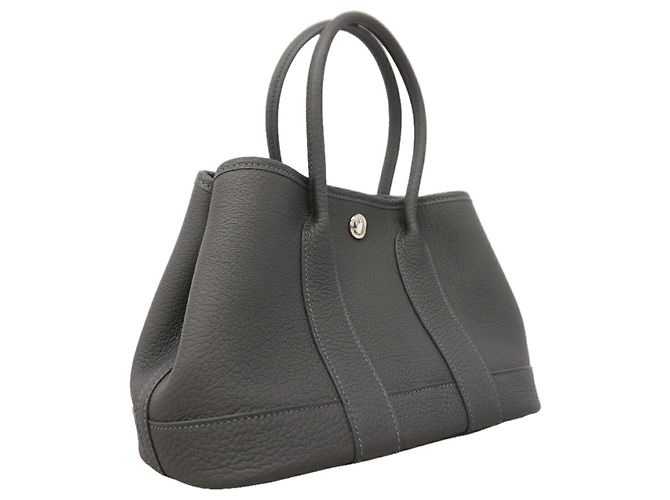 Hermès Borsa Hermes Neo Garden Negonda Gris Misty Marrone - vista 2