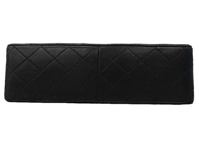 Bolso de hombro Chanel Matelassé Double Flap Negro - vue 3