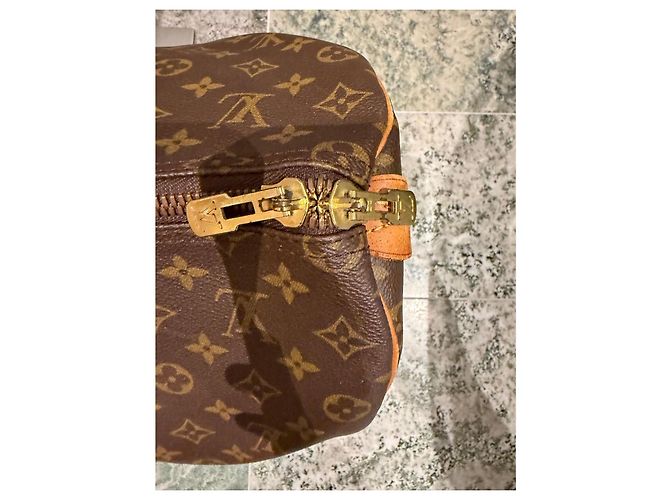 Louis Vuitton Keepall 50 Monogram Marron Monogramme - vue 4