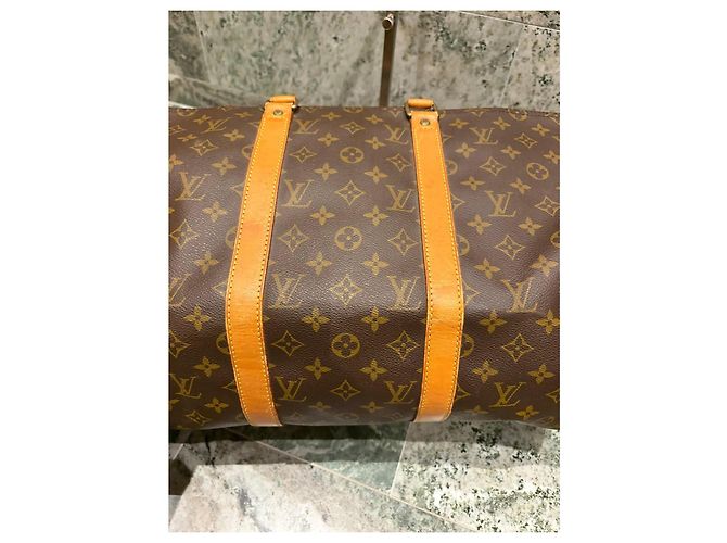 Louis Vuitton Keepall 50 Monogram Marron Monogramme - vue 6