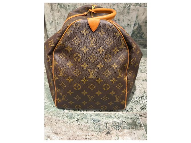Louis Vuitton Keepall 50 Monogram Marron Monogramme - vue 9