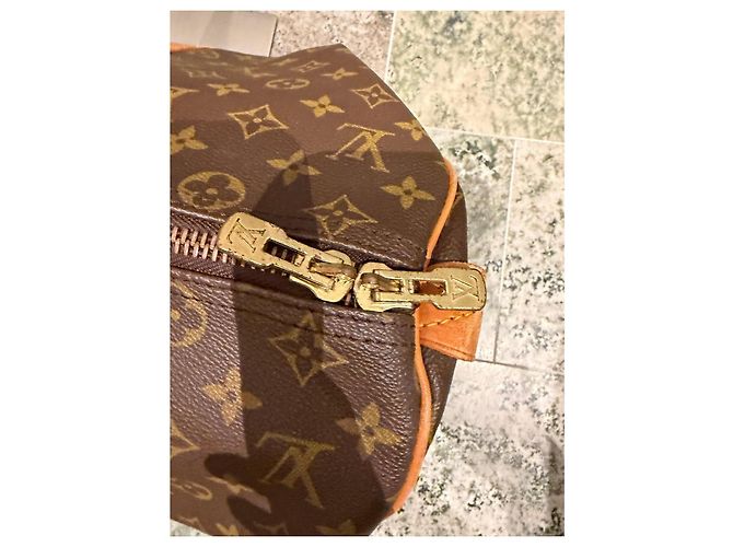 Louis Vuitton Keepall 45 Monogram Bolso de Viaje Castaño Monograma - vista 2