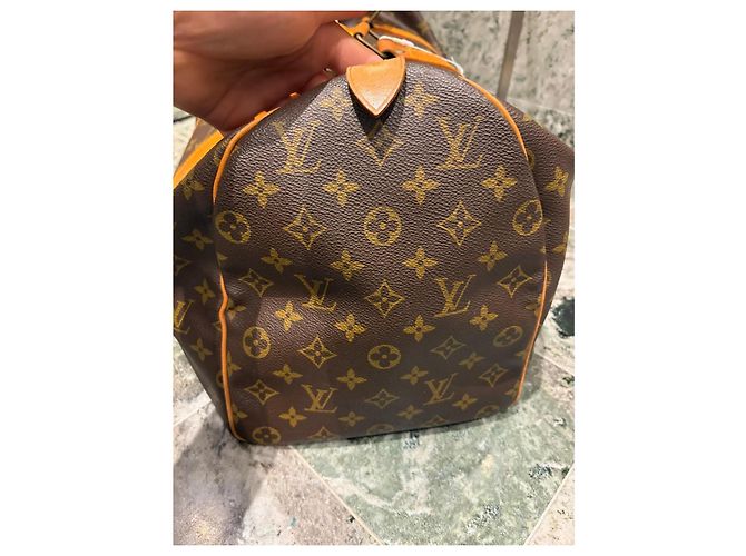 Louis Vuitton Keepall 45 Monogram Bolso de Viaje Castaño Monograma - vista 8
