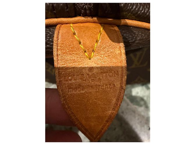 Louis Vuitton Keepall 45 Monogram Bolso de Viaje Castaño Monograma - vista 9