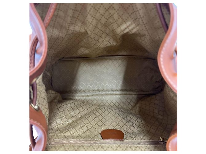 Gucci Vintage Bamboo Leather Backpack Brown - view 9