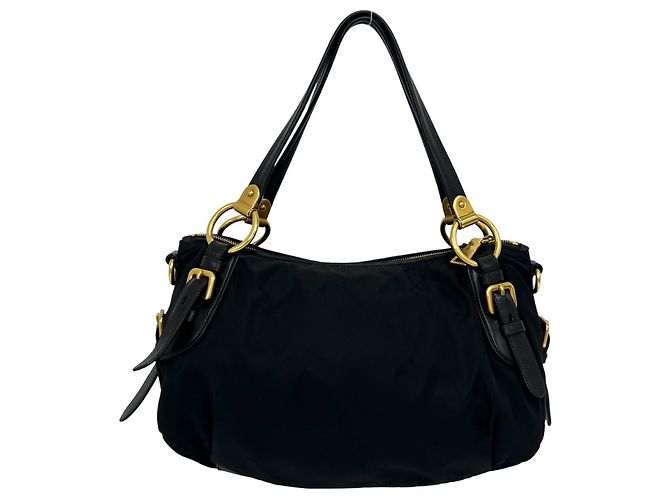 Tote Bolsa de ombro 2 vias Prada em Black Preto - vista 3
