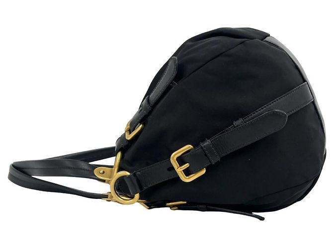 Tote Bolsa de ombro 2 vias Prada em Black Preto - vista 5