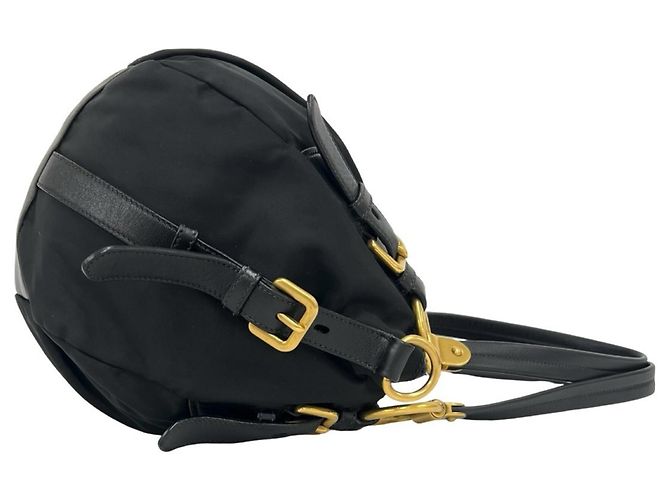 Tote Bolsa de ombro 2 vias Prada em Black Preto - vista 6