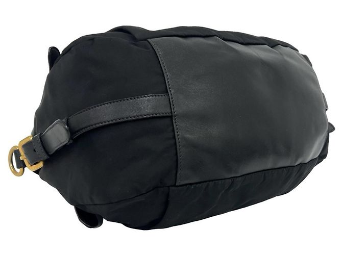 Tote Bolsa de ombro 2 vias Prada em Black Preto - vista 7