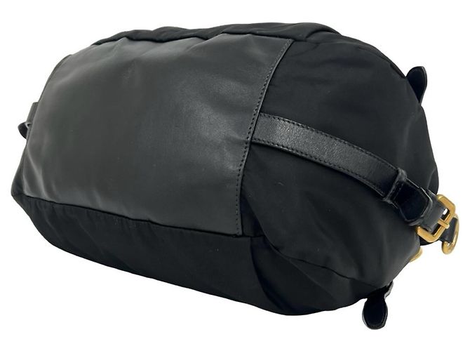 Tote Bolsa de ombro 2 vias Prada em Black Preto - vista 8