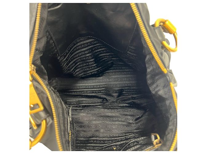 Tote Bolsa de ombro 2 vias Prada em Black Preto - vista 9