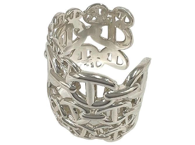 Brazalete Hermès Chaine d'Ancre Enchainée Plata - vista 3