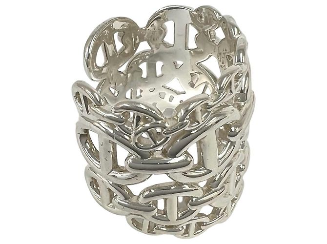 Brazalete Hermès Chaine d'Ancre Enchainée Plata - vista 4