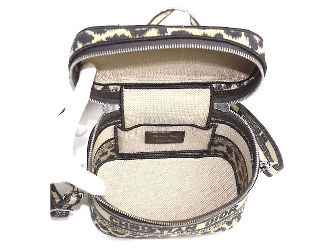 Christian Dior Dior Vanity Small Travel Leopard Borsa a tracolla 2 vie - vista 4