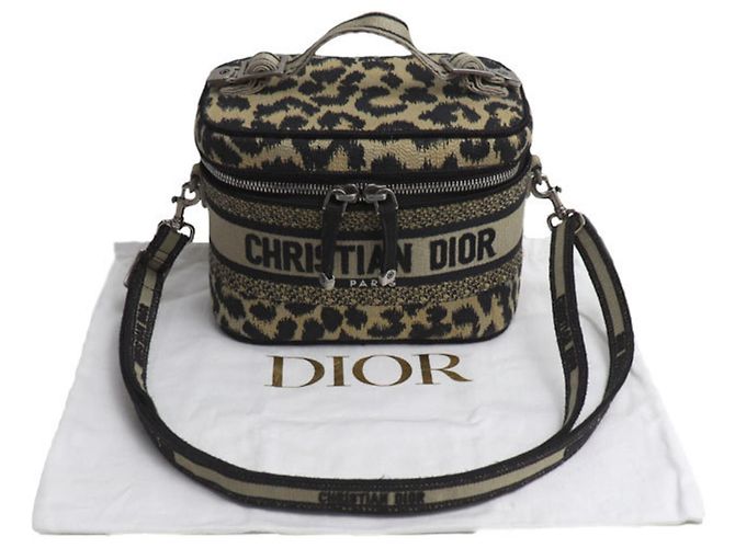 Christian Dior Dior Vanity Small Travel Leopard Borsa a tracolla 2 vie - vista 9