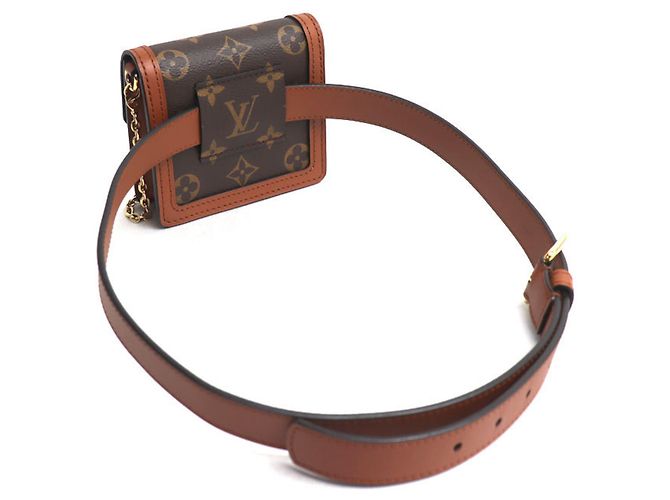 Louis Vuitton Dauphine BB Schultertasche Braun - Ansicht 2