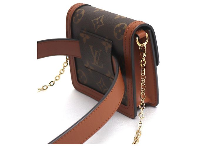 Louis Vuitton Dauphine BB Schultertasche Braun - Ansicht 3