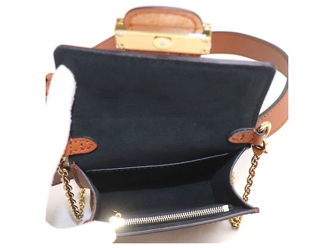 Louis Vuitton Dauphine BB Schultertasche Braun - Ansicht 4