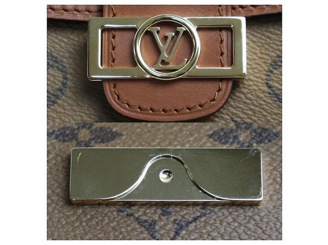Louis Vuitton Dauphine BB Schultertasche Braun - Ansicht 6