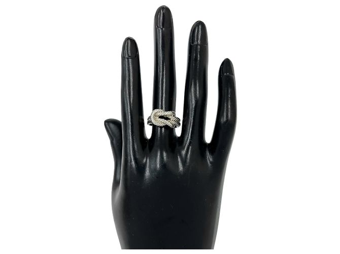 Hermès Hermes Vintage Audienne Silver Ring Silber - Ansicht 2