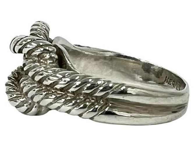 Hermès Hermes Vintage Audienne Silver Ring Silber - Ansicht 4