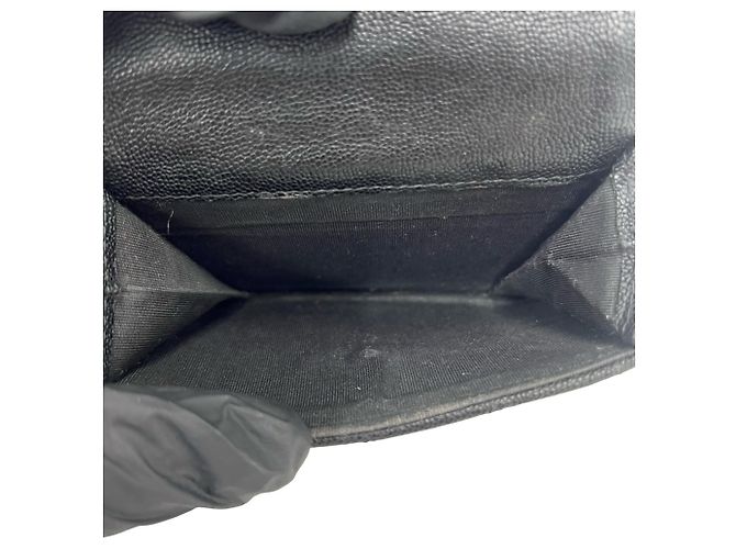 Cartera trifold Chanel Boy Chanel Coco Mark Negro - vista 10