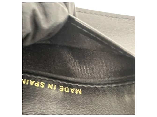 Cartera trifold Chanel Boy Chanel Coco Mark Negro - vista 9