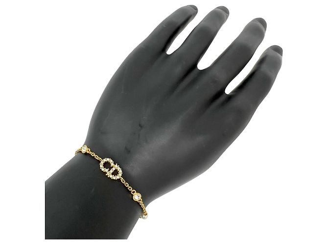 Bracciale con ciondolo Christian Dior Claire D Lune Gold D'oro - vista 2