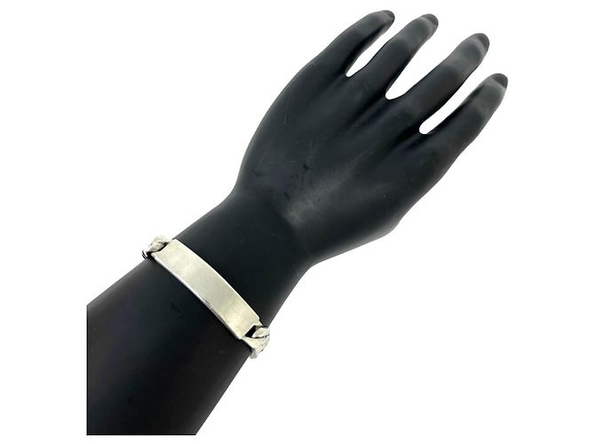 Autre Marque Bracciale con piastrina ID Vintage Tiffany Argento - vista 2