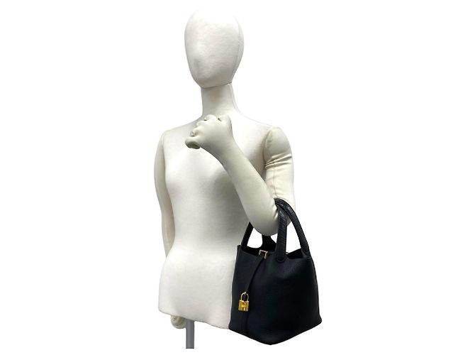 Hermès Hermes Picotin Lock Touch PM Handbag Black - view 2