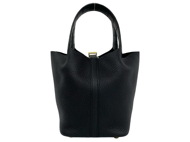 Hermès Hermes Picotin Lock Touch PM Handbag Black - view 3