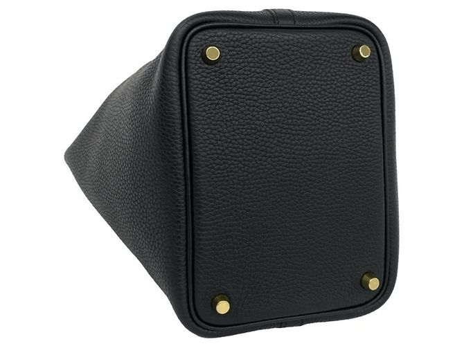 Hermès Hermes Picotin Lock Touch PM Handbag Black - view 7