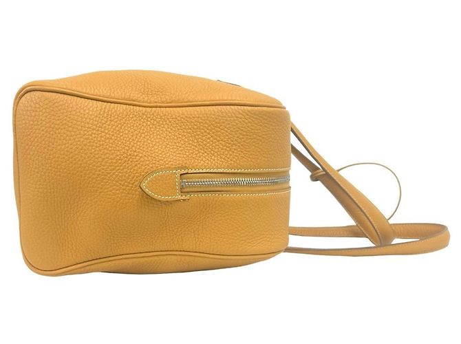 Hermès Borsa Boston HERMES Victoria 35 in pelle Taurillon Clemence Marrone - vista 6