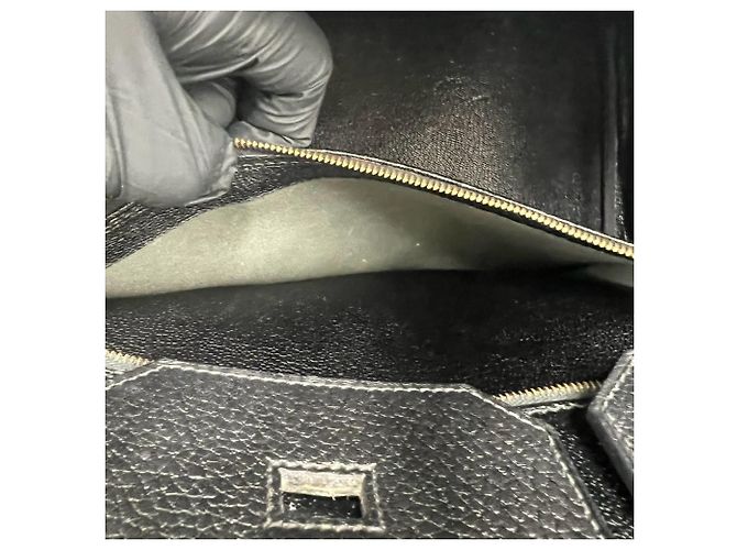 Hermès Hermes Vintage Birkin 35 Handtasche Schwarz - Ansicht 10