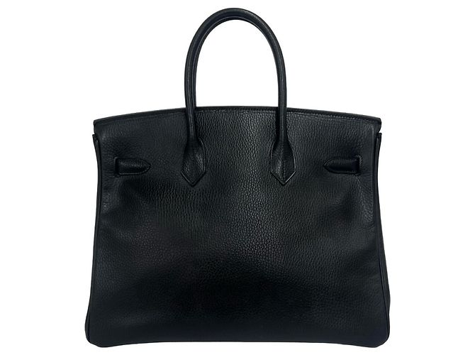 Hermès Hermes Vintage Birkin 35 Handtasche Schwarz - Ansicht 3